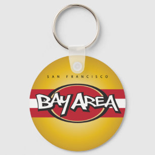 Bay Area Red en Gold Sleutelhanger