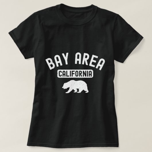 Bay Area San Francisco Oakland Berkeley California T-shirt (Design voorkant)
