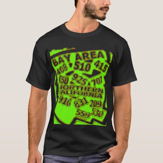 Bay Area — T-Shirt (Voorkant)
