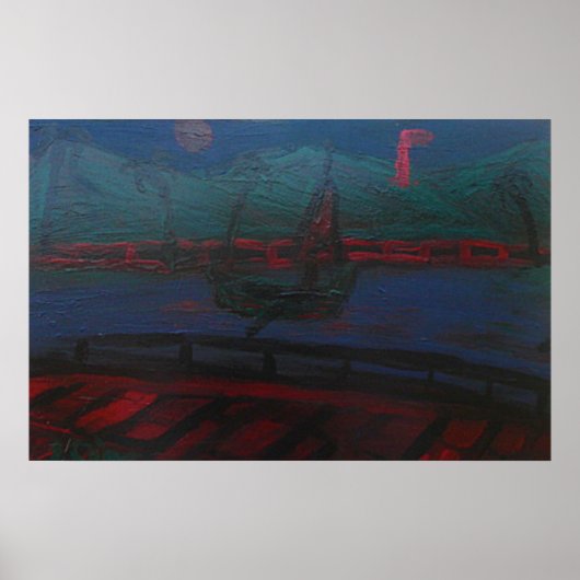 BAY BOAT POSTER (Voorkant)