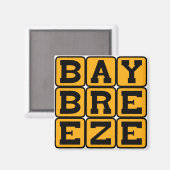 Bay Breeze, gemengde cocktail Magneet (Voorkant / Achterkant)