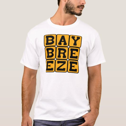 Bay Breeze, gemengde cocktail T-shirt (Voorkant)