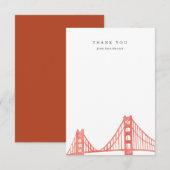 Bay Bridge-bedankkaart Bedankkaart (Voorkant / Achterkant)