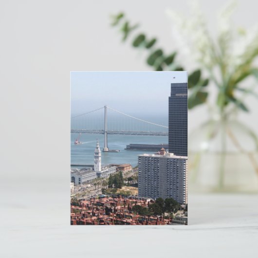 Bay Bridge Briefkaart (Staand voorkant)