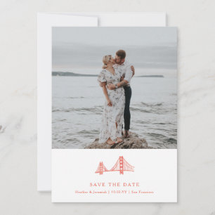 Bay Bridge Foto opslaan Datum Save The Date