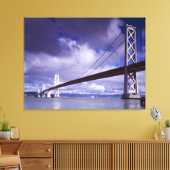 Bay Bridge San Francisco, Ca-Stretched Canvas Prin (Insitu (Woonkamer))