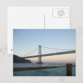 Bay Bridge SF California Postcard Briefkaart (Voorkant / Achterkant)