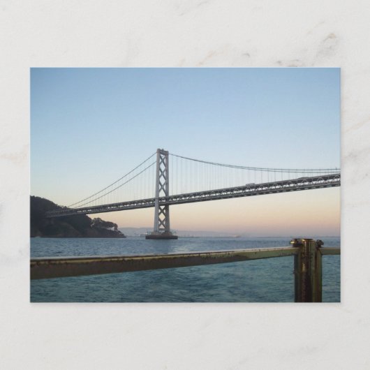 Bay Bridge SF California Postcard Briefkaart (Voorkant)