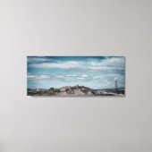 Bay Bridge stretched canvas Print (Voorkant)