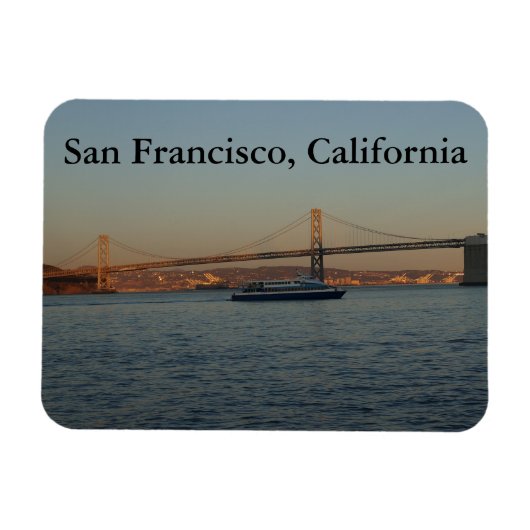 Bay Bridge & Yerba Buena Island #3 Magnet Magneet (Horizontaal)