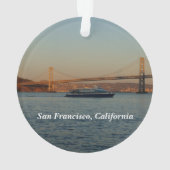 Bay Bridge & Yerba Buena Island #4-2 Ornament (achterkant)