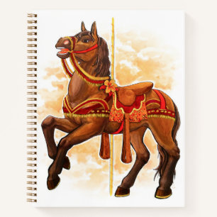 Bay Carrousel Paard Notitieboek