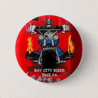 BAY CITY BIKER     (BUTTON) RONDE BUTTON 5,7 CM
