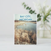 BAY CITY, MICHIGAN BRIEFKAART (Staand voorkant)