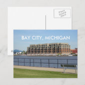 BAY CITY, MICHIGAN POST CARD BRIEFKAART (Voorkant / Achterkant)