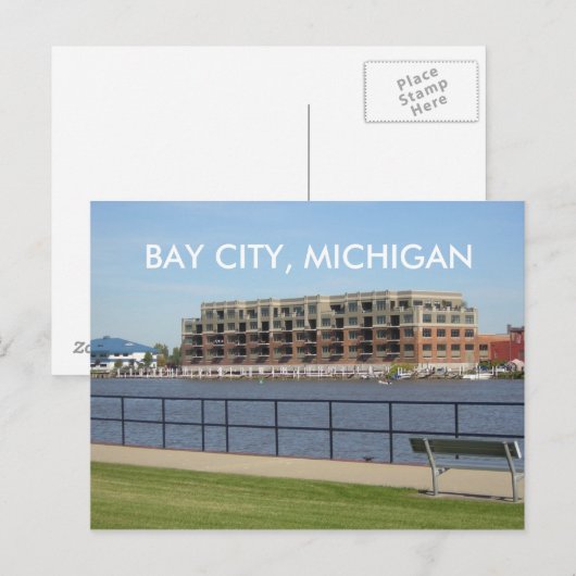 BAY CITY, MICHIGAN POST CARD BRIEFKAART (Voorkant / Achterkant)