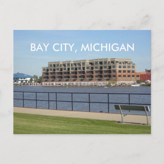 BAY CITY, MICHIGAN POST CARD BRIEFKAART (Voorkant)