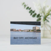 BAY CITY, MICHIGAN POST CARD BRIEFKAART (Staand voorkant)