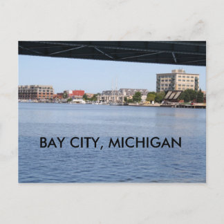 BAY CITY, MICHIGAN POST CARD BRIEFKAART