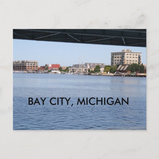 BAY CITY, MICHIGAN POST CARD BRIEFKAART (Voorkant)