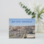 BAY CITY, MICHIGAN POST CARD BRIEFKAART (Staand voorkant)
