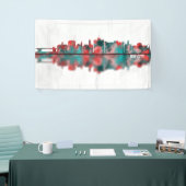 Bay City Michigan Skyline Spandoek (Beurs)