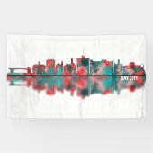 Bay City Michigan Skyline Spandoek (Horizontaal)
