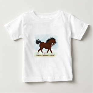Bay Clydesdale Horse