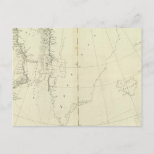 Bay Daivs Straat en Baffin Islands Briefkaart