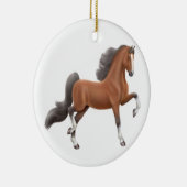 Bay Gaited Horse Ornament (Rechts)