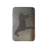 Bay Geleiding Paard (door Albrecht Adam) Badmat (Voorkant Verticaal)