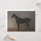 Bay Geleiding Paard (door Albrecht Adam) Kaart (Voorkant / Achterkant in situ)