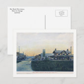 Bay Head, New Jersey, Main St,  Briefkaart (Voorkant / Achterkant)