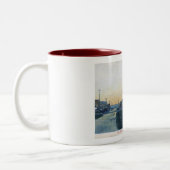 Bay Head, New Jersey, Main St,  Tweekleurige Koffiemok (Links)