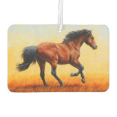 Bay Horse Galloping Luchtverfrisser (Achterkant)