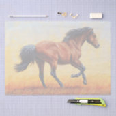 Bay Horse Galloping Tissuepapier (Craft)