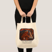 Bay Horse Hanoverian Warmblood Tote Bag (Voorkant (product))
