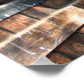  Bay Horse in een onbuigzame zonsondergang Poster (Hoek)