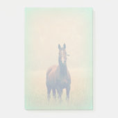 Bay Horse in een veld Post-it® Notes (Voorkant)