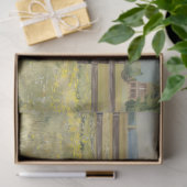 Bay Horse in een weiland schilderij Decoupage Tissuepapier (Geschenk)