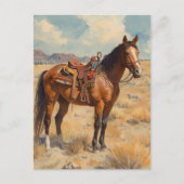 Bay Horse in het zuidwesten van de woestijn Briefkaart (Voorkant)