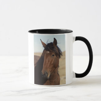 Bay Horse in Wind Mok