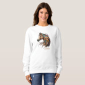  Bay Horse T-shirt met naam (Voorkant volledig)