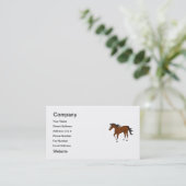 Bay Horse Visitekaartje (Staand voorkant)