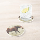 Bay Horse Zandsteen Onderzetter (Zijkant)