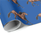 Bay Horses Pattern Cadeaupapier (Rol Hoek)
