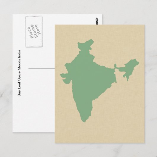 Bay Leaf Spice Moods India Briefkaart (Voorkant / Achterkant)