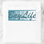 Bay Life Rechthoekige Sticker (Tas)