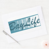 Bay Life Rechthoekige Sticker (Envelop)