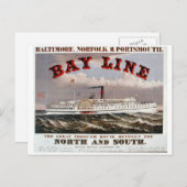 Bay Line - De Great Through Line Briefkaart (Voorkant / Achterkant)
